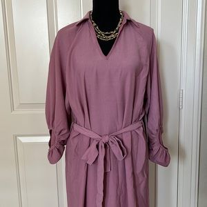 Remixmess balloon sleeve maxi dress